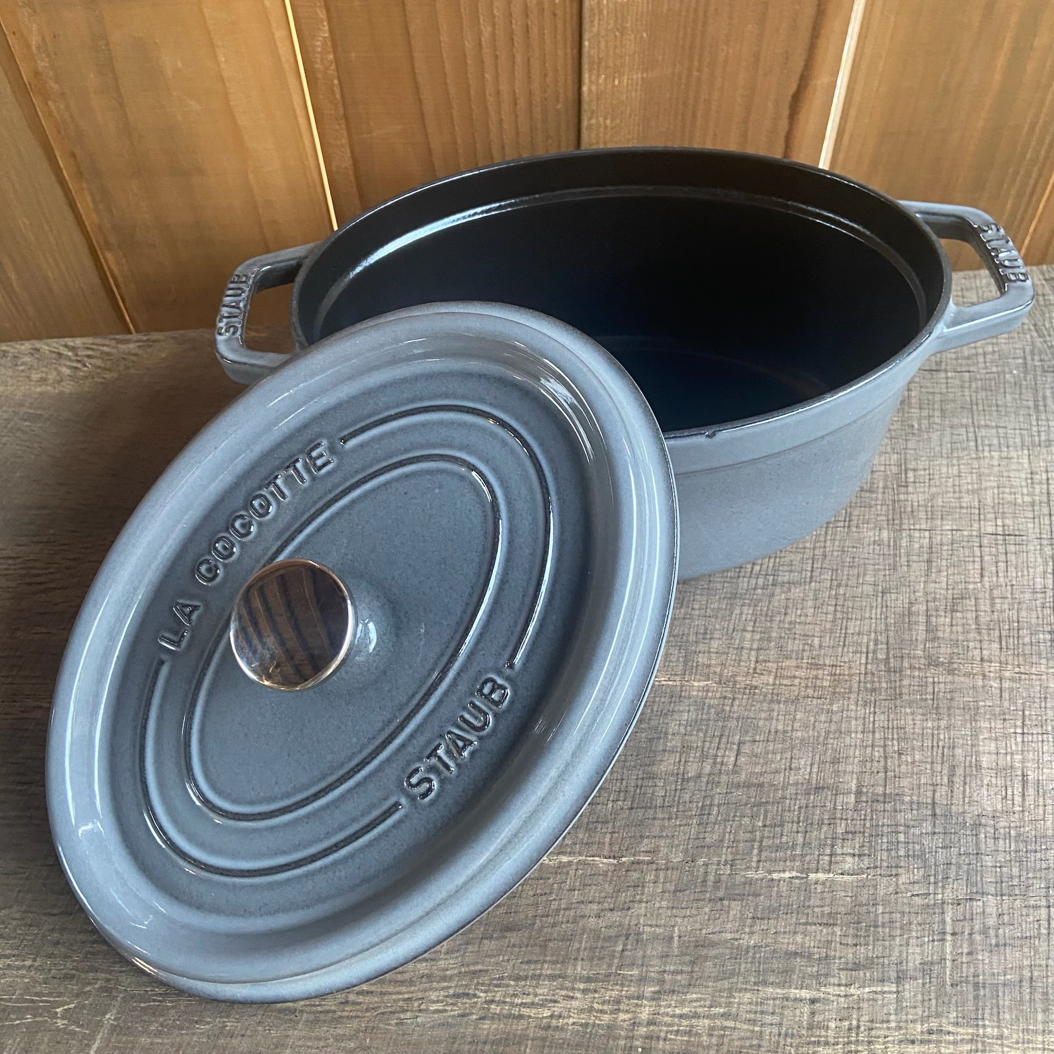 ストウブ ピコ・ココット オーバル 23cm グレー 40500-236 | 絵本と